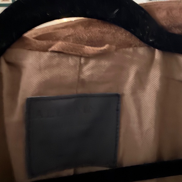 All Saints Leather Jacket Womens US Size 4 - Picture 4 of 9